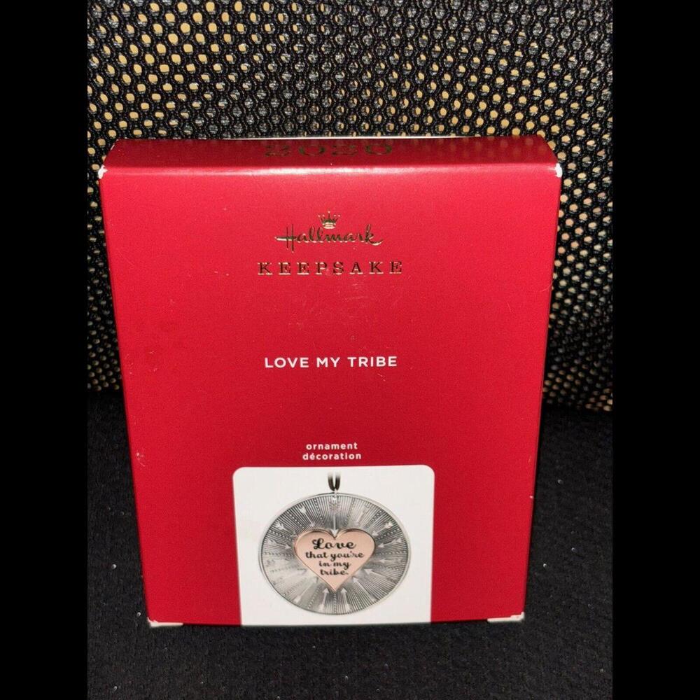 Hallmark 2020 Love My Tribe Metal Keepsake Christmas Ornament NIB Beautiful One